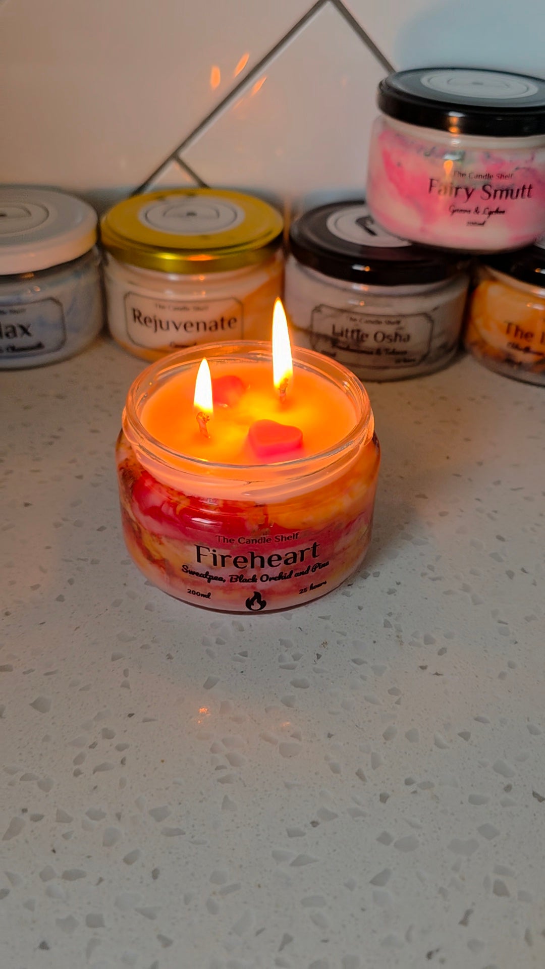 Fireheart Bookish Candle