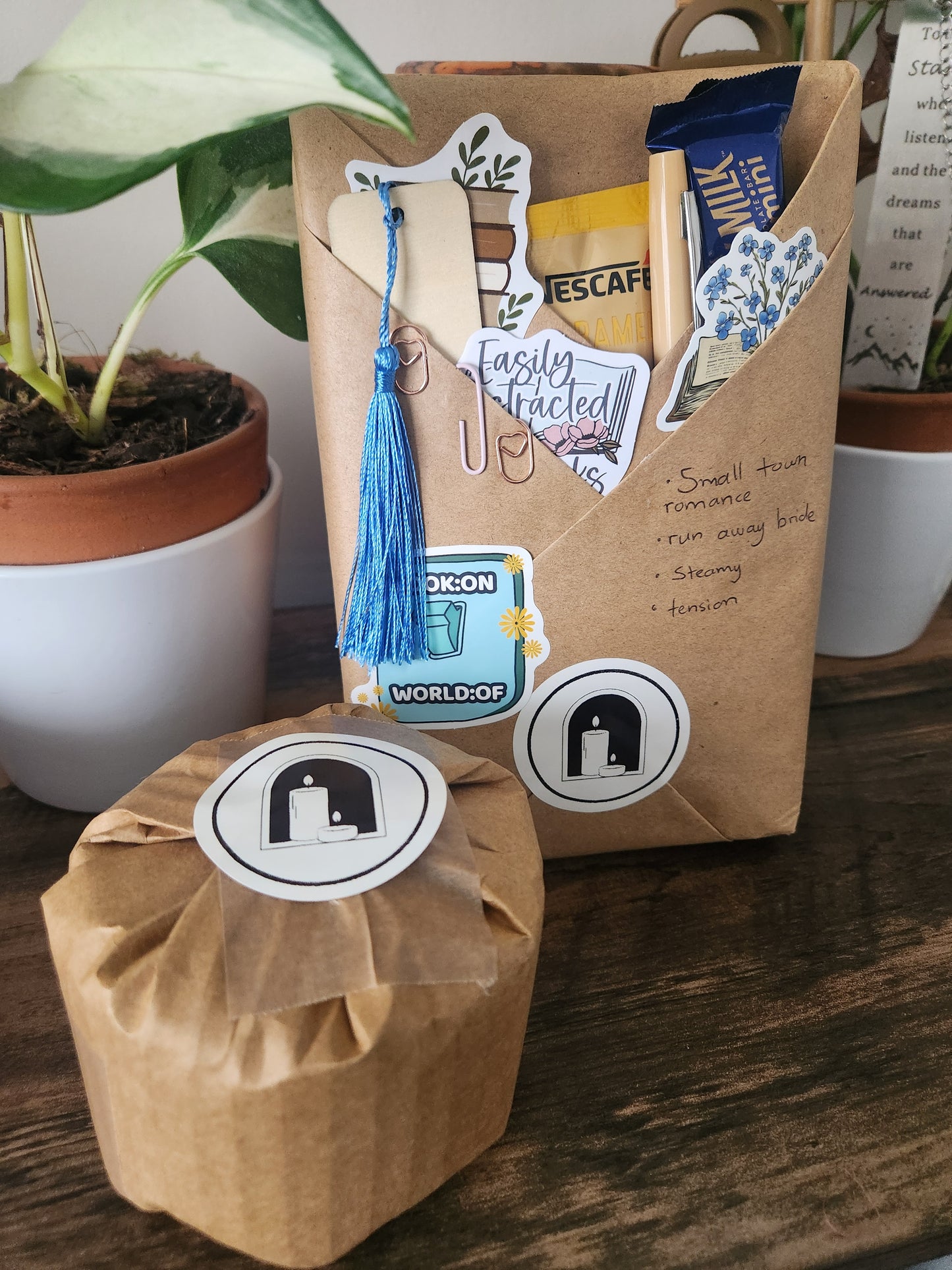 Blind Date Book & Candle Bundle