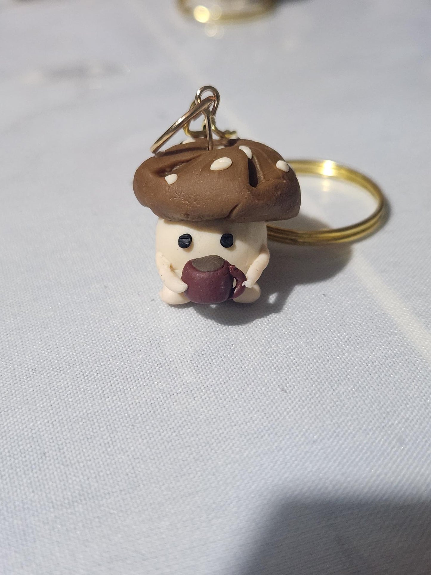 Mushroom People Keychain Charms