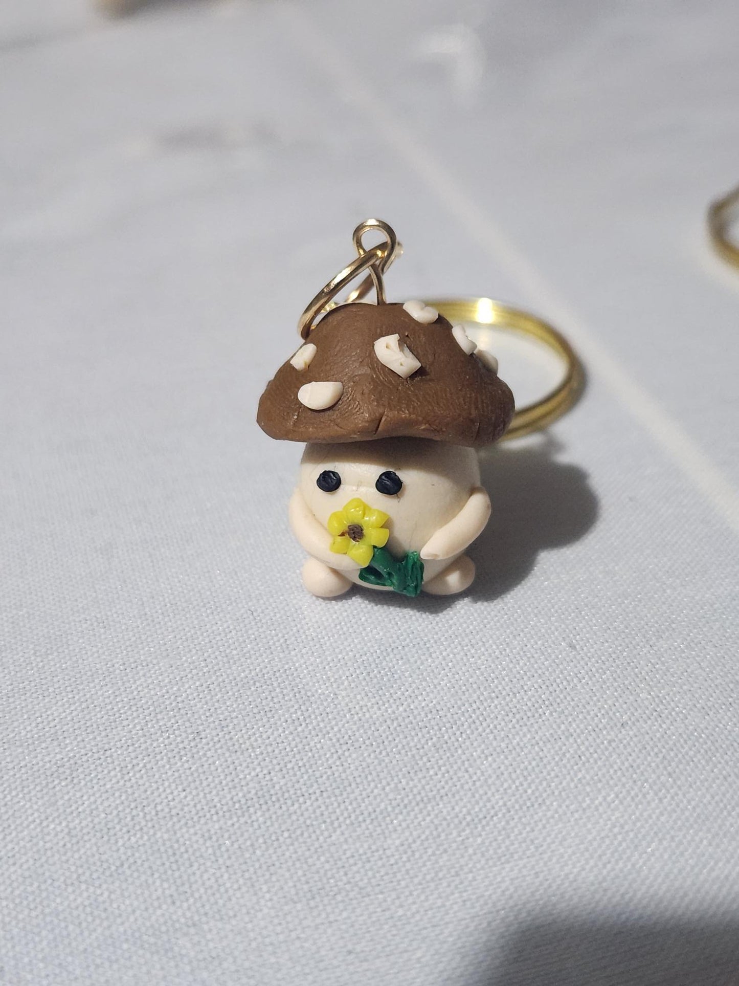 Mushroom People Keychain Charms