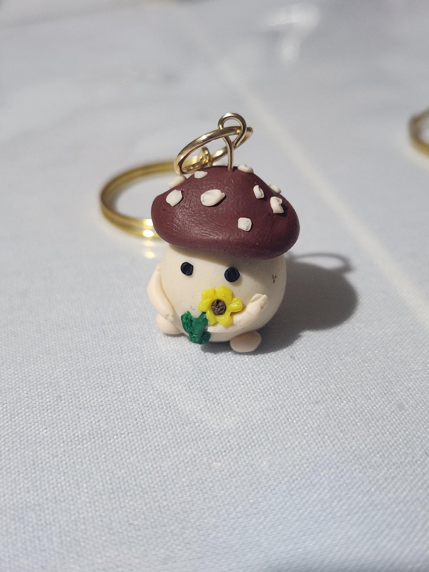 Mushroom People Keychain Charms