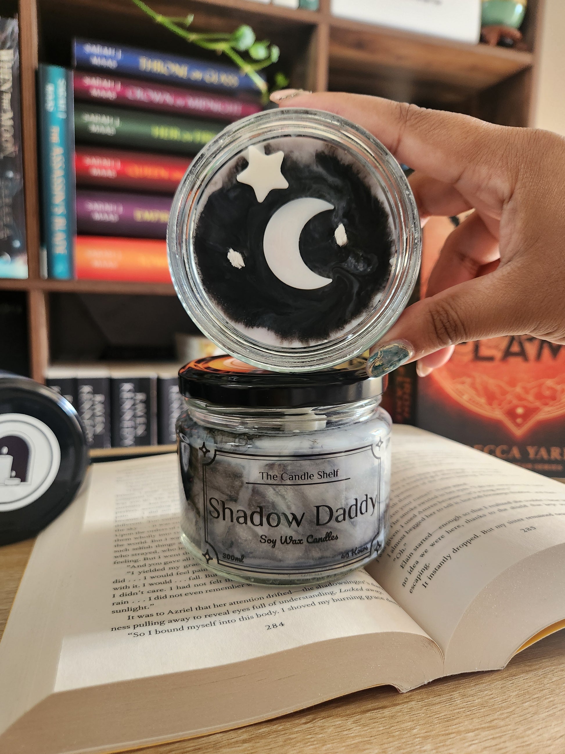 The Candle Shelf. Custom Bookish Candles made with NZ sourced Soy Wax