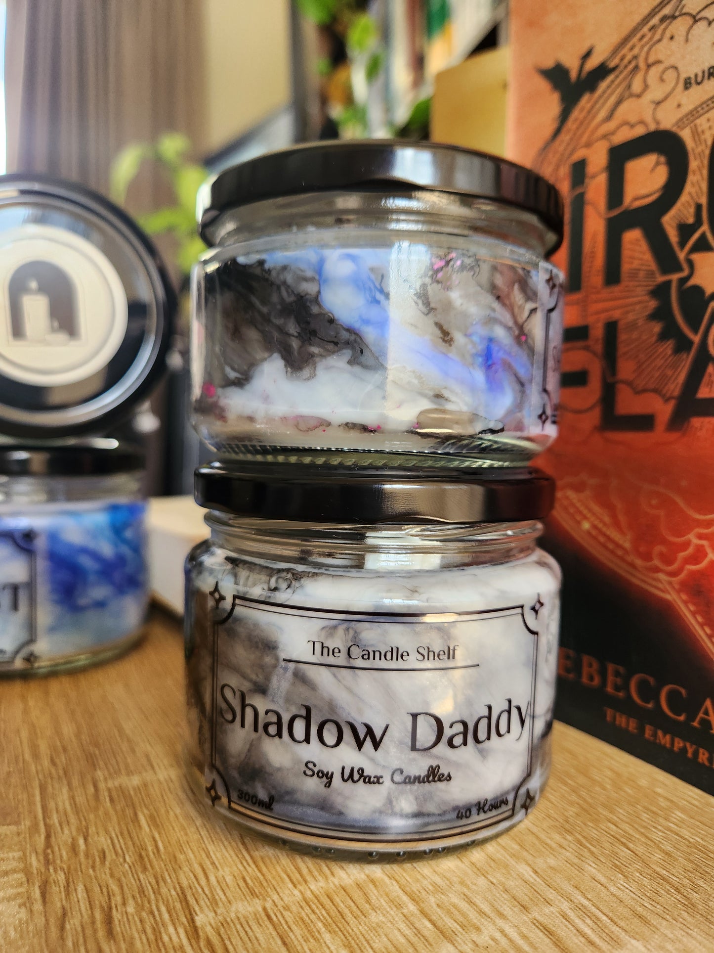 The Candle Shelf. Custom Bookish Candles made with NZ sourced Soy Wax