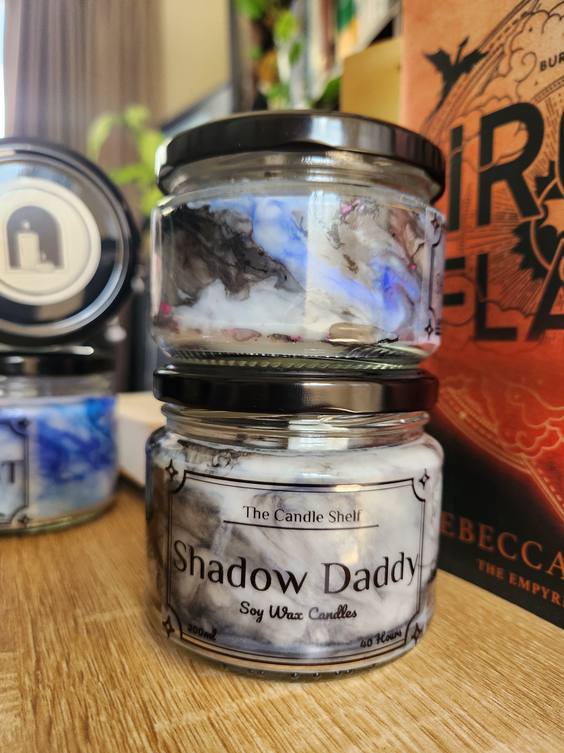 The Candle Shelf. Custom Bookish Candles made with NZ sourced Soy Wax