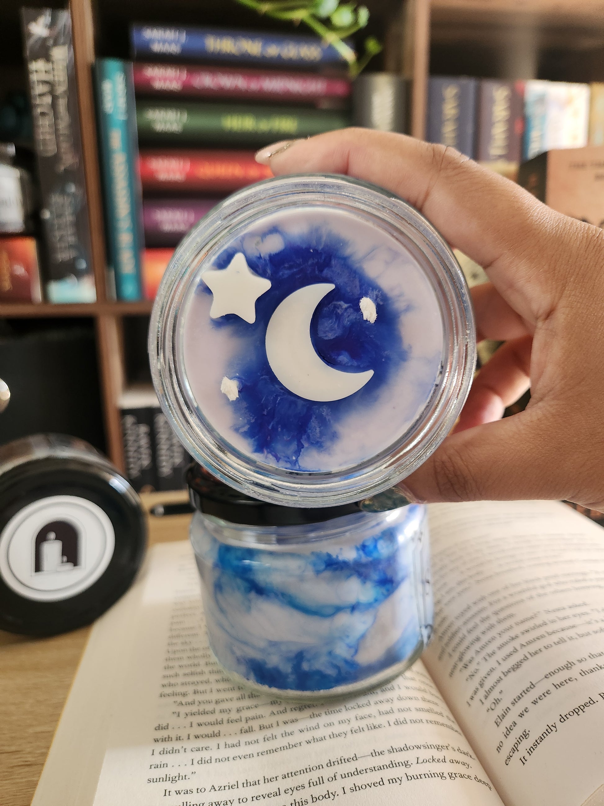 The Candle Shelf. Custom Bookish Candles made with NZ sourced Soy Wax