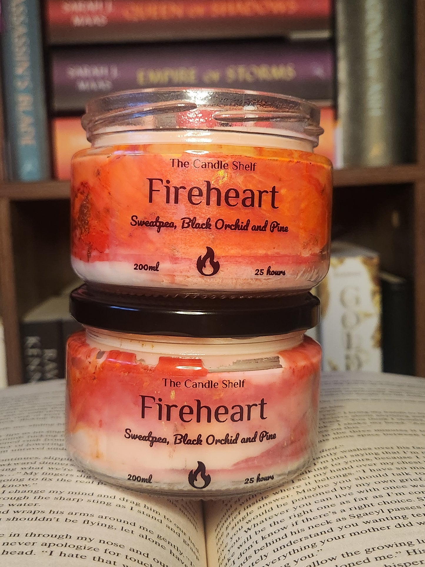 Fireheart Bookish Candle