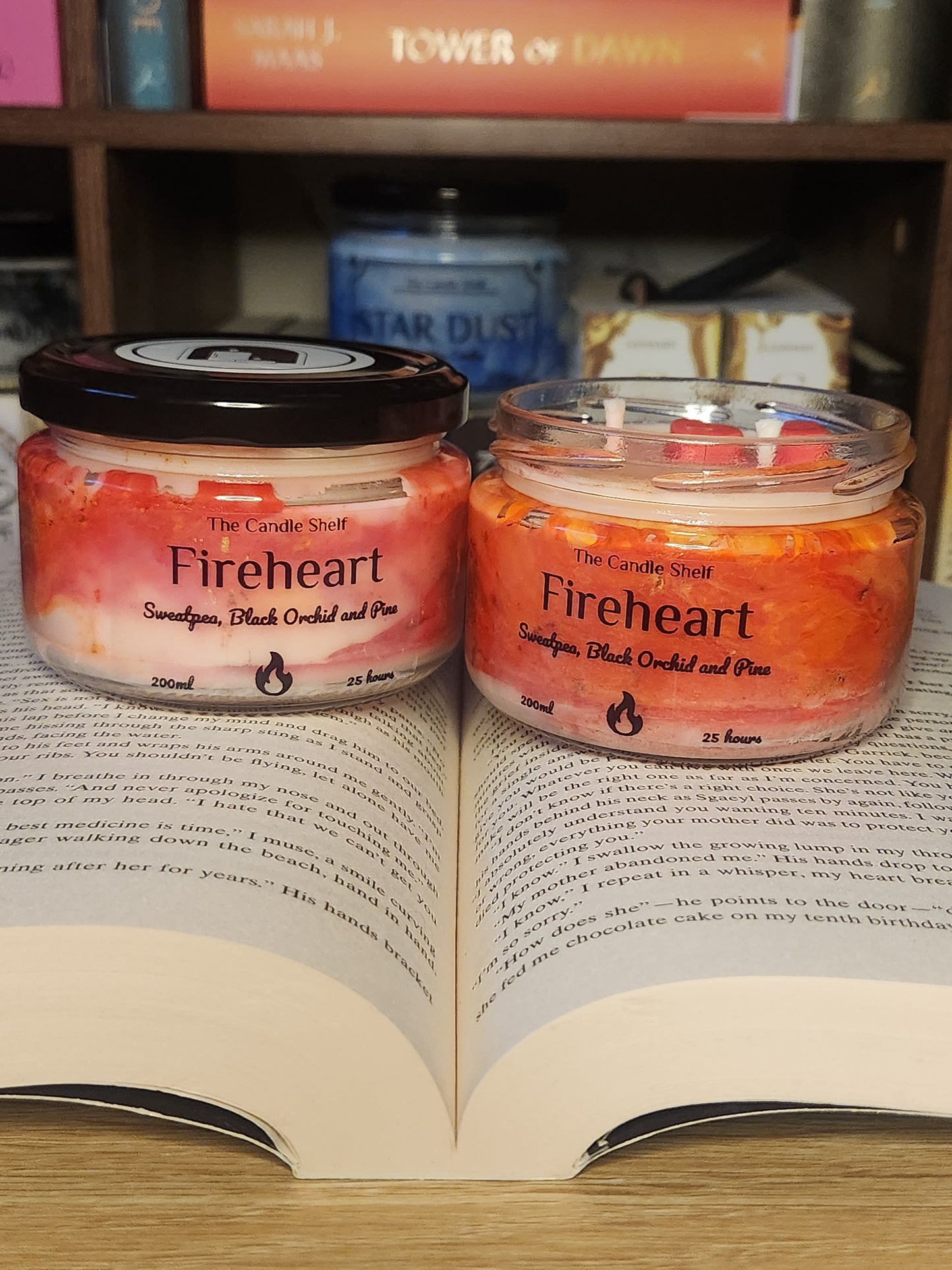 Fireheart Bookish Candle