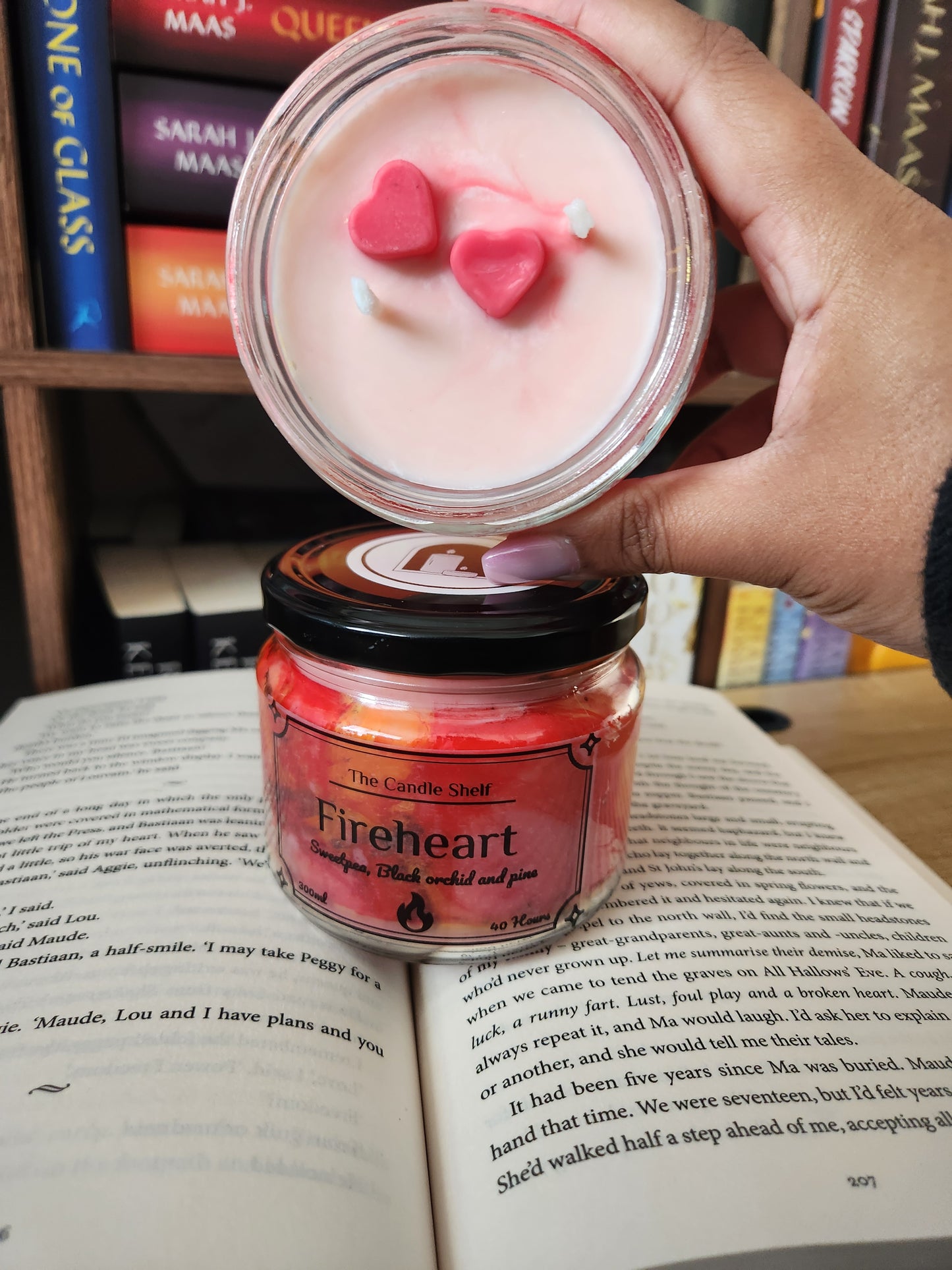 Fireheart Bookish Candle
