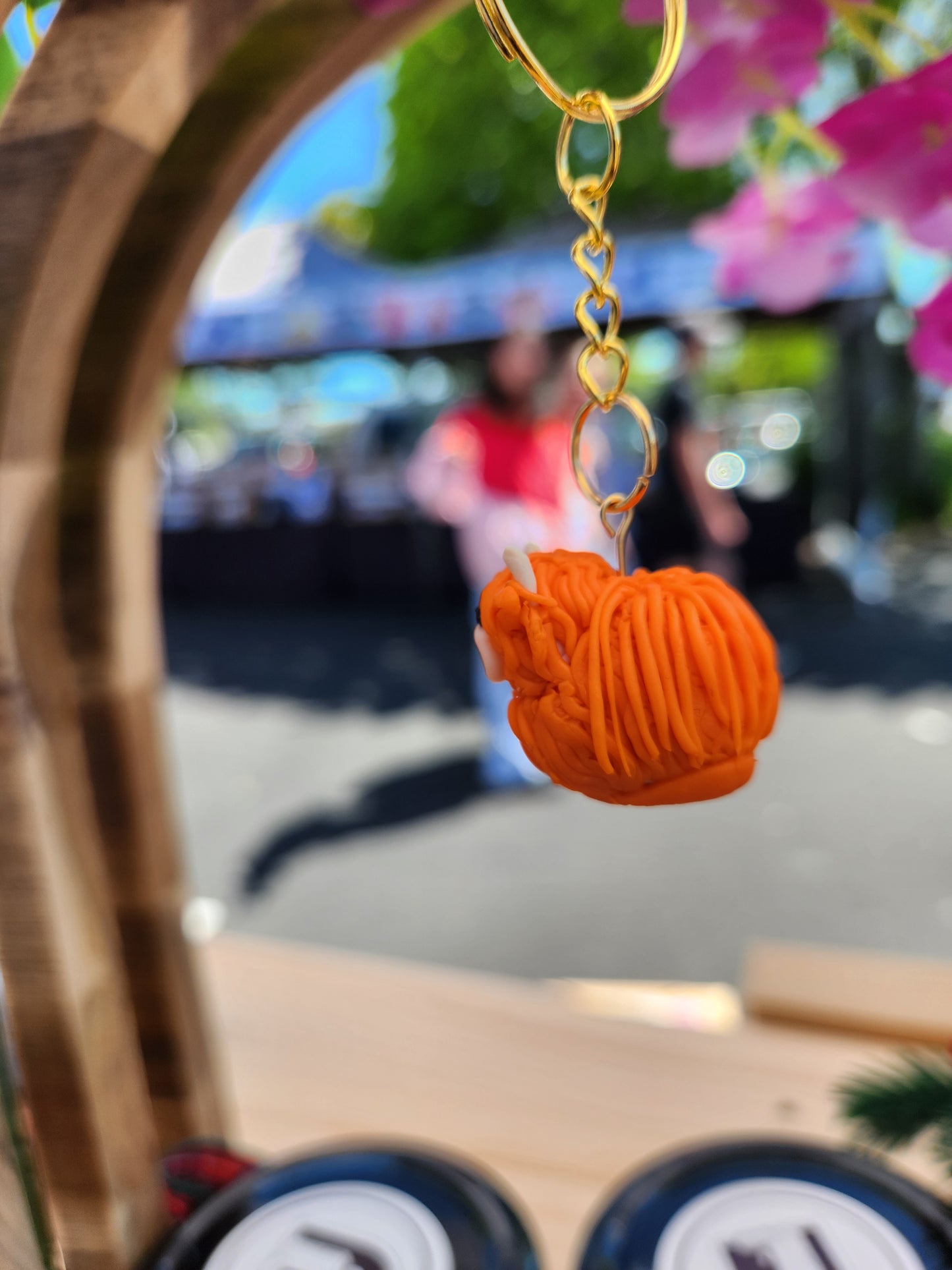 Highland Cow Keychain Charm