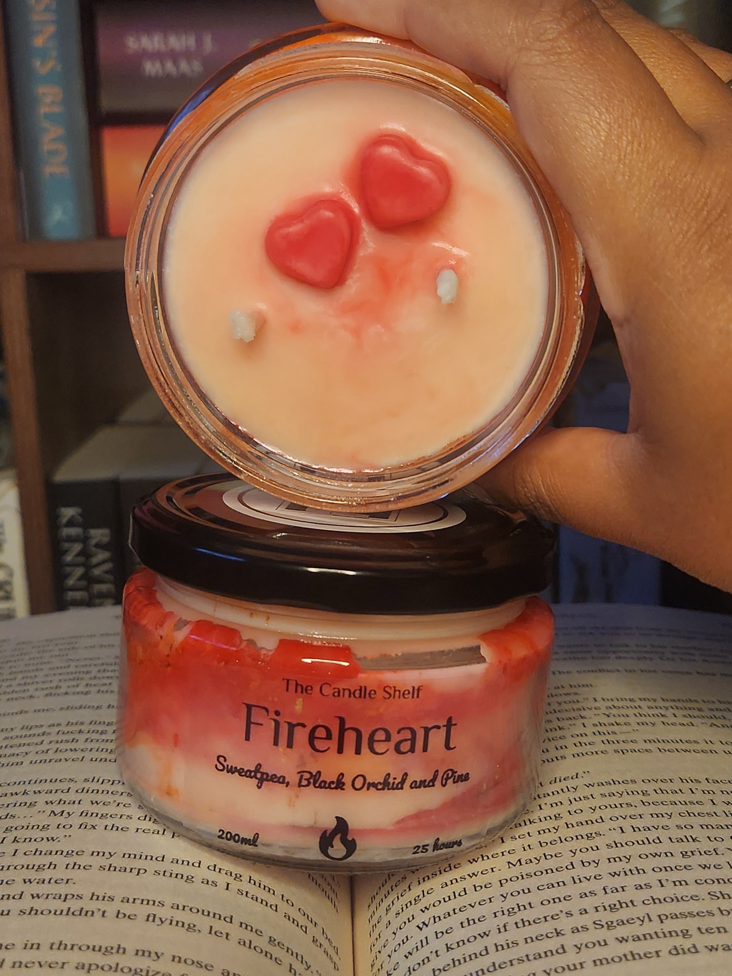 Fireheart Bookish Candle