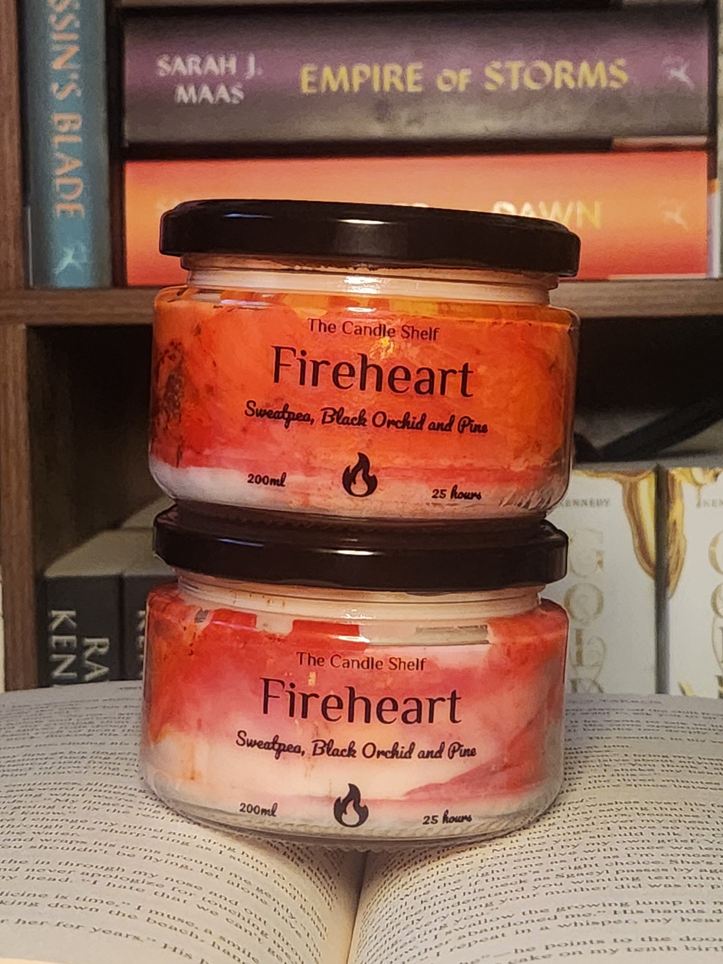Fireheart Bookish Candle